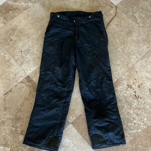 Altitude Vintage Insulated Black Ski Pants